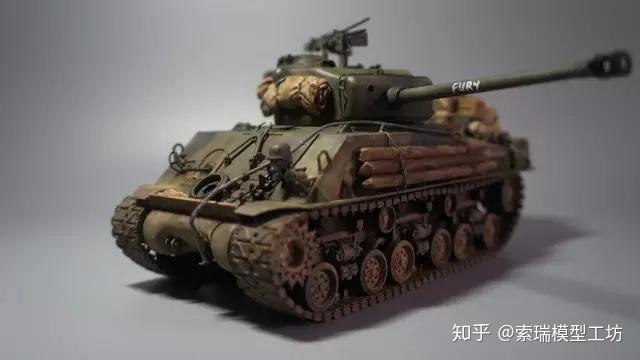 fury狂怒坦克模型制作展示