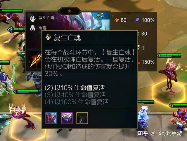 新增4复生亡魂:首次阵亡后以100%生命值复活.