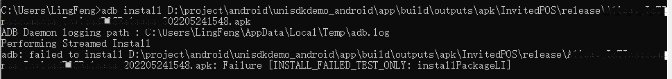 apk安装异常之Failure [INSTALL_FAILED_TEST_ONLY: installPackageLI] - 知乎