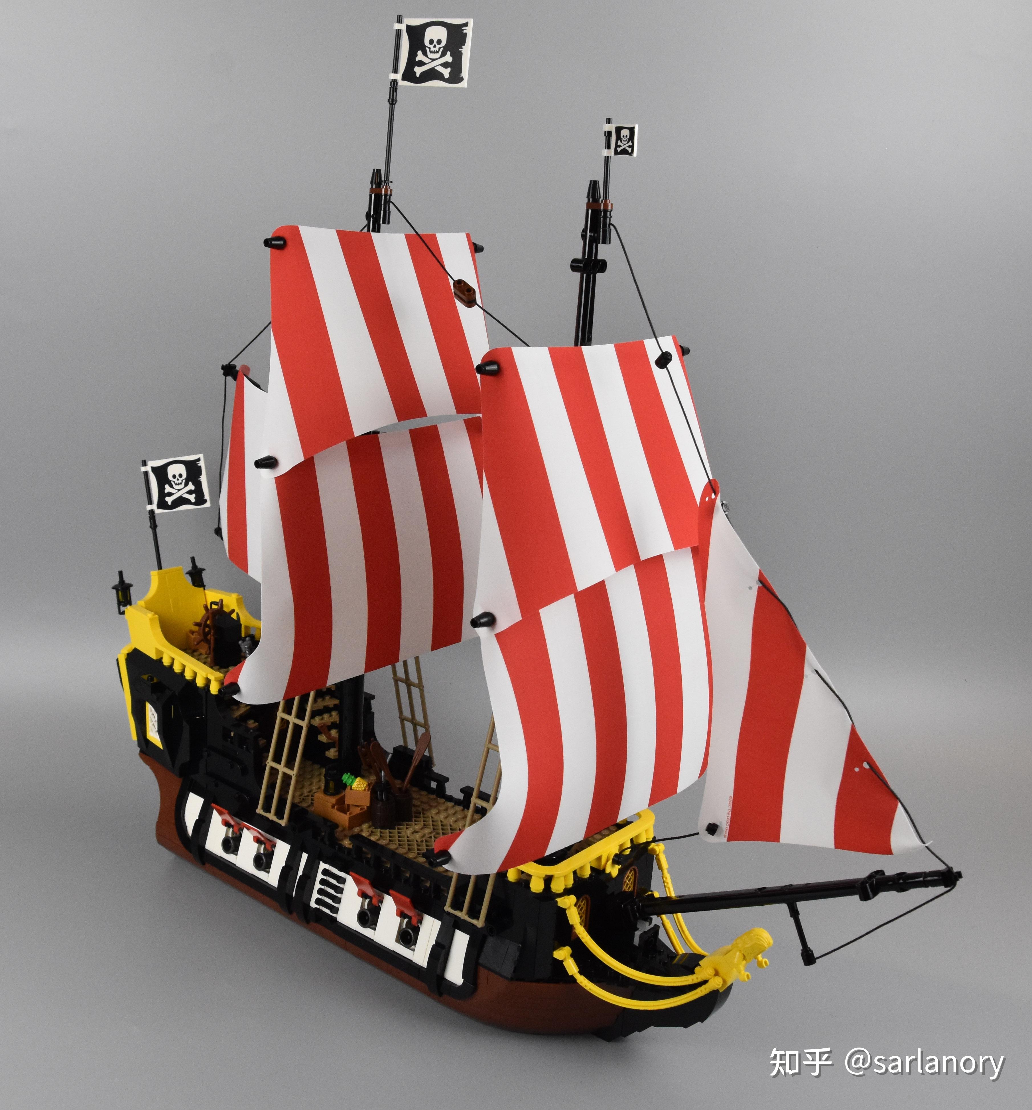 船上怎能没有大炮lego21322海盗湾改炮舱