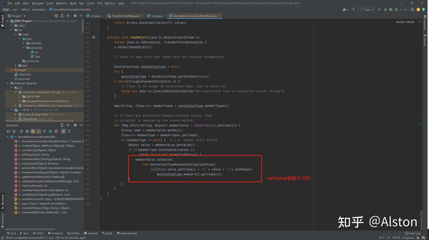 Java反序列化安全 - ysoserial commons collections 1 - 知乎
