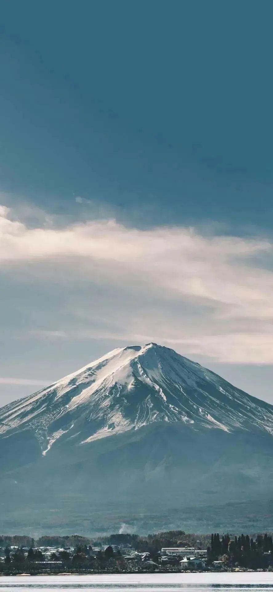 手机壁纸富士山高清图片