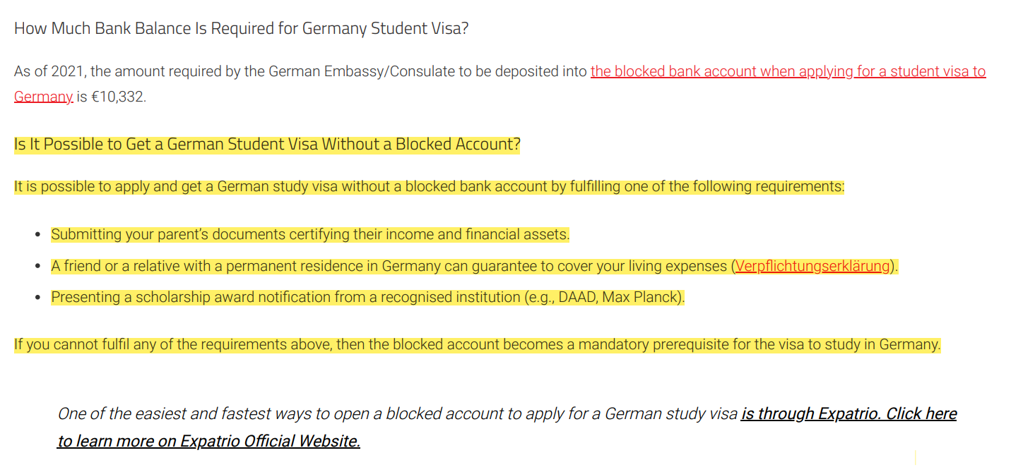 德国留学签证可以使用国内银行的存款证明作为自保金吗？ - 德国Viviane 的回答- 知乎