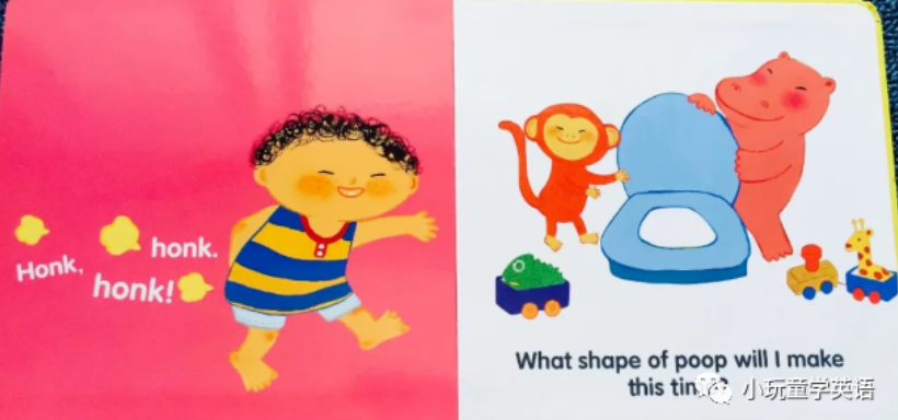 绘本精读0基础英语启蒙必备甜心英语ipoop生动有趣的屎尿屁绘本
