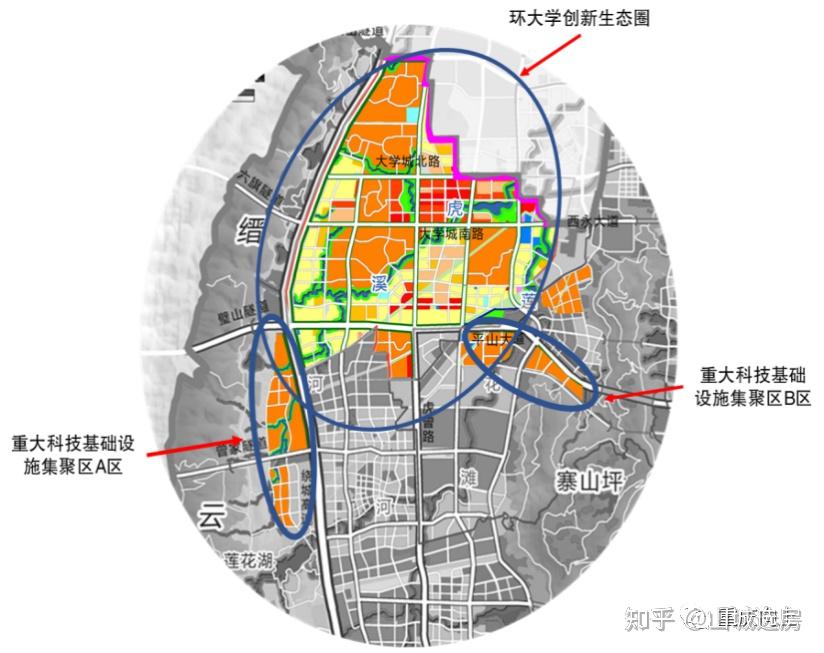 高陵区大学城规划图片