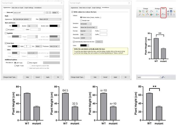 科研论文作图之graphpadprism