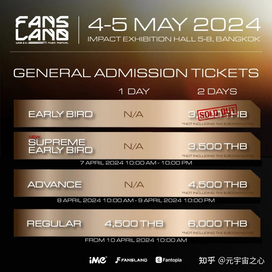 售票平台:大麦,fantopia,fansland,ticketmelon正式票开放时间2024年4