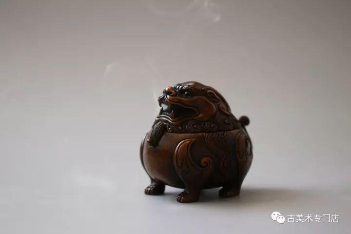 庆松堂 铜香炉 小香兽-----------------------------------日作海外