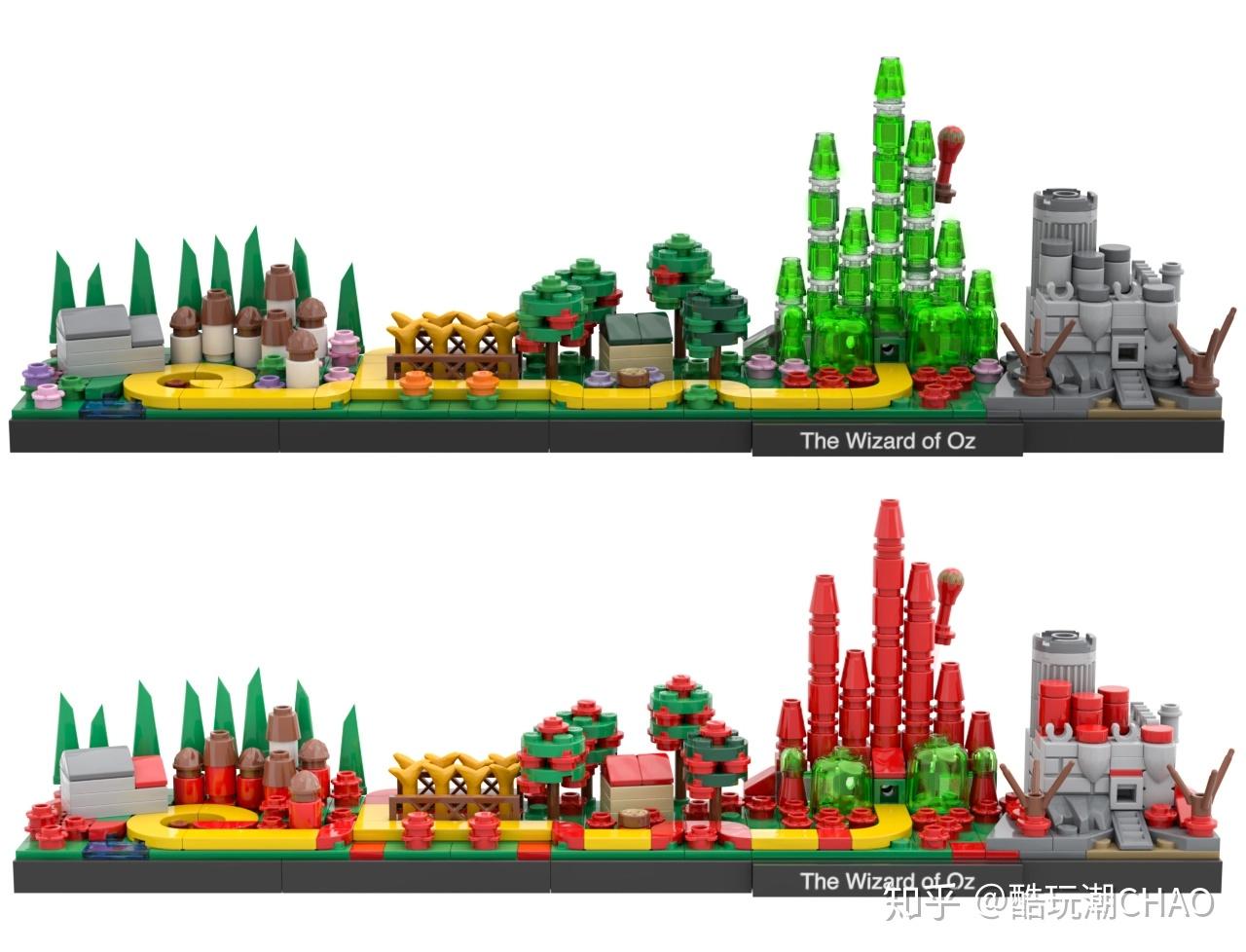 设计乐高moc微型场景都需要哪些颗粒这篇文章告诉你