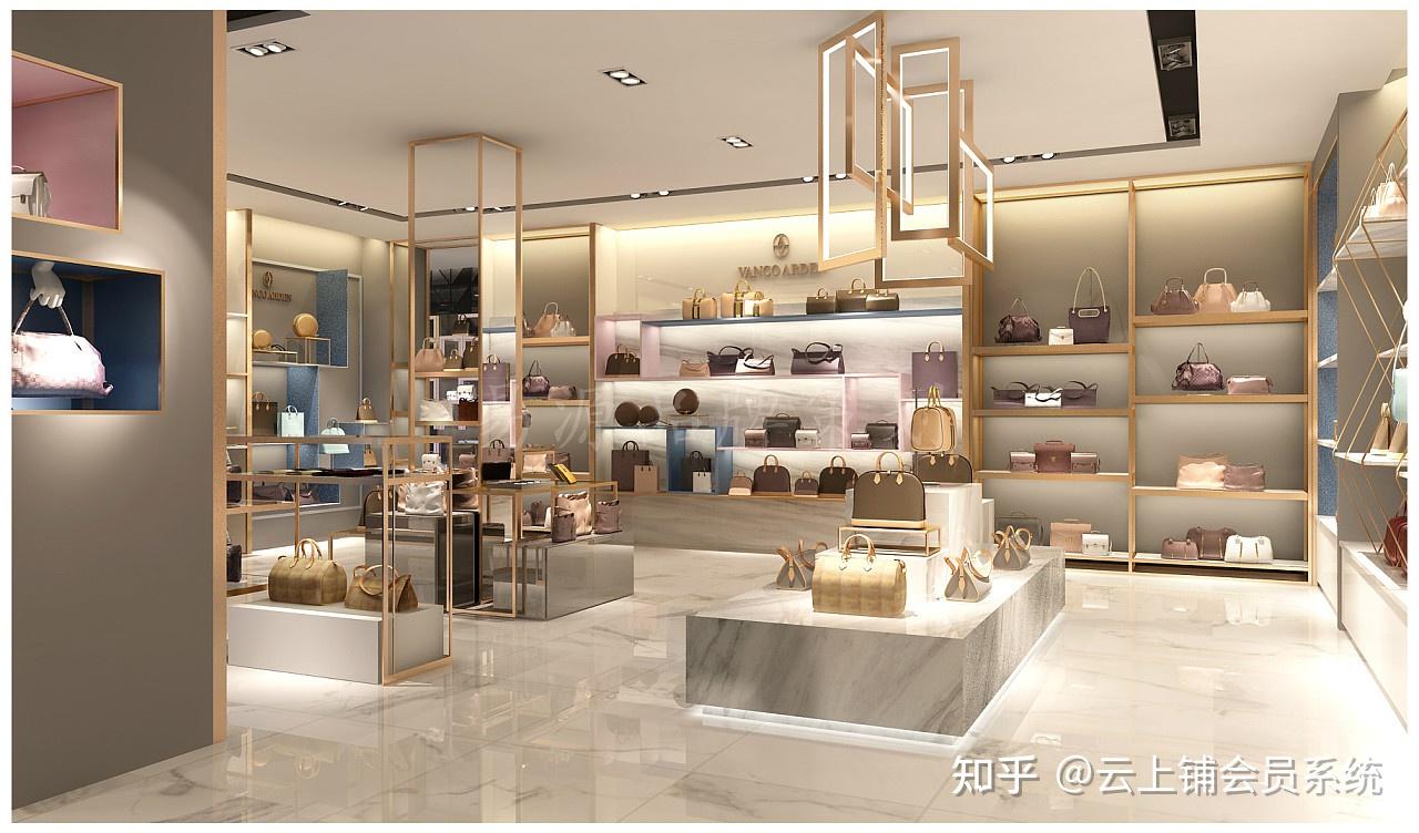 店和网店的最本质的区别就是顾客能亲自体验到包包的质感以及搭配效果