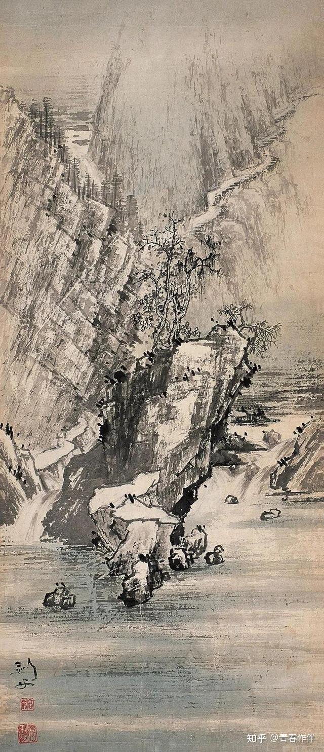 高剑父的山水画厚重雄浑