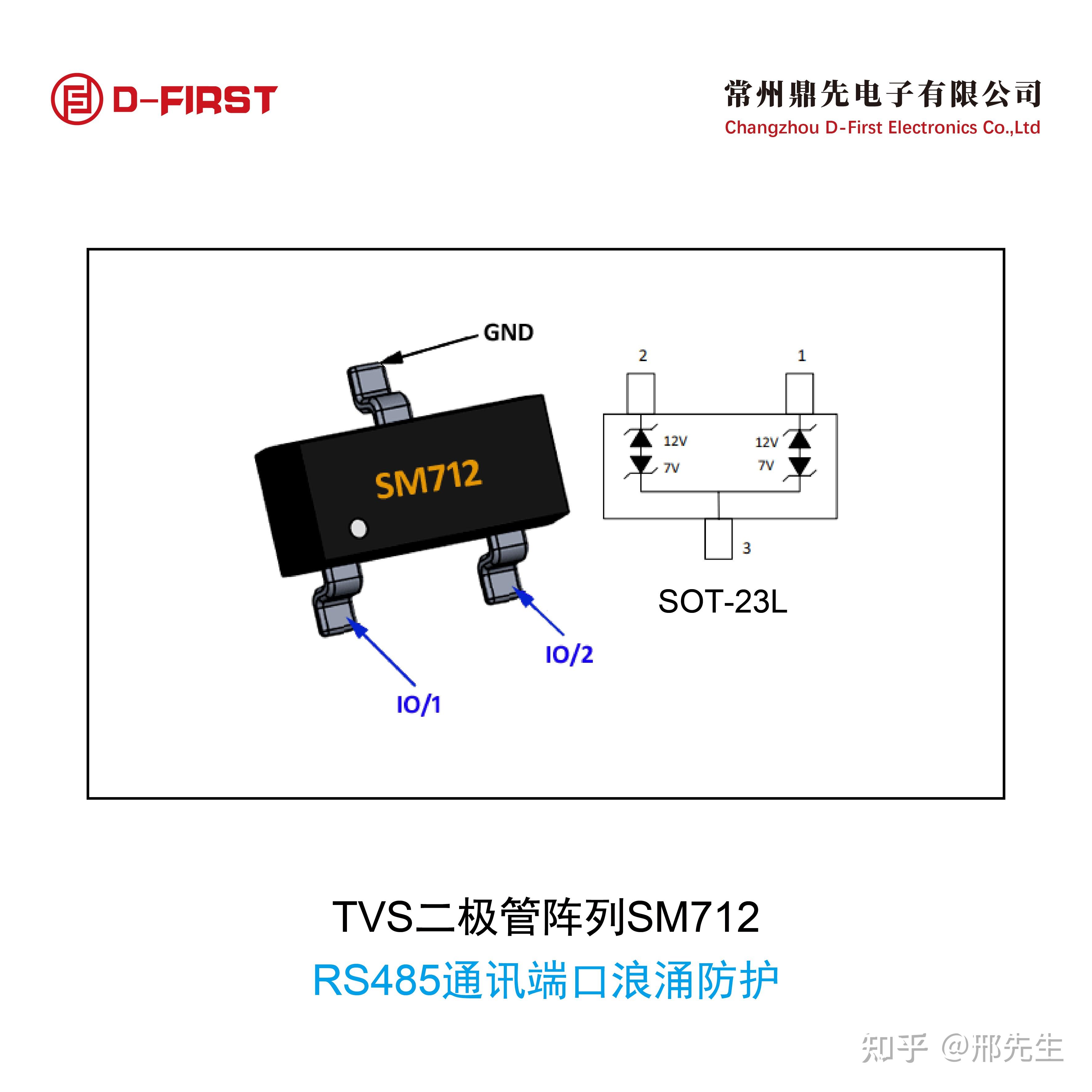 SM712在RS485接口保护中的核心作用 - 知乎