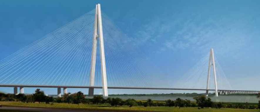 世界最高a型桥塔诞生青山长江大桥建成后桥像漂在空中