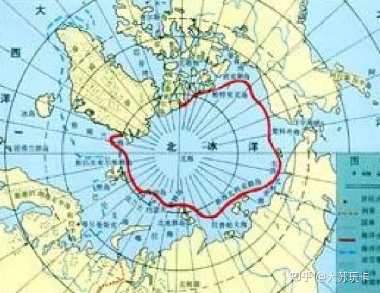 北冰洋在哪儿北冰洋是四大洋中最小的洋,面积还不到太平洋的10%,但一