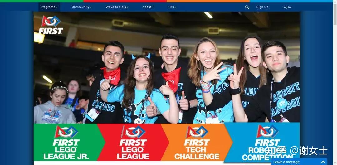 官网:first robotics competition与robocup不同的是,first系类比赛