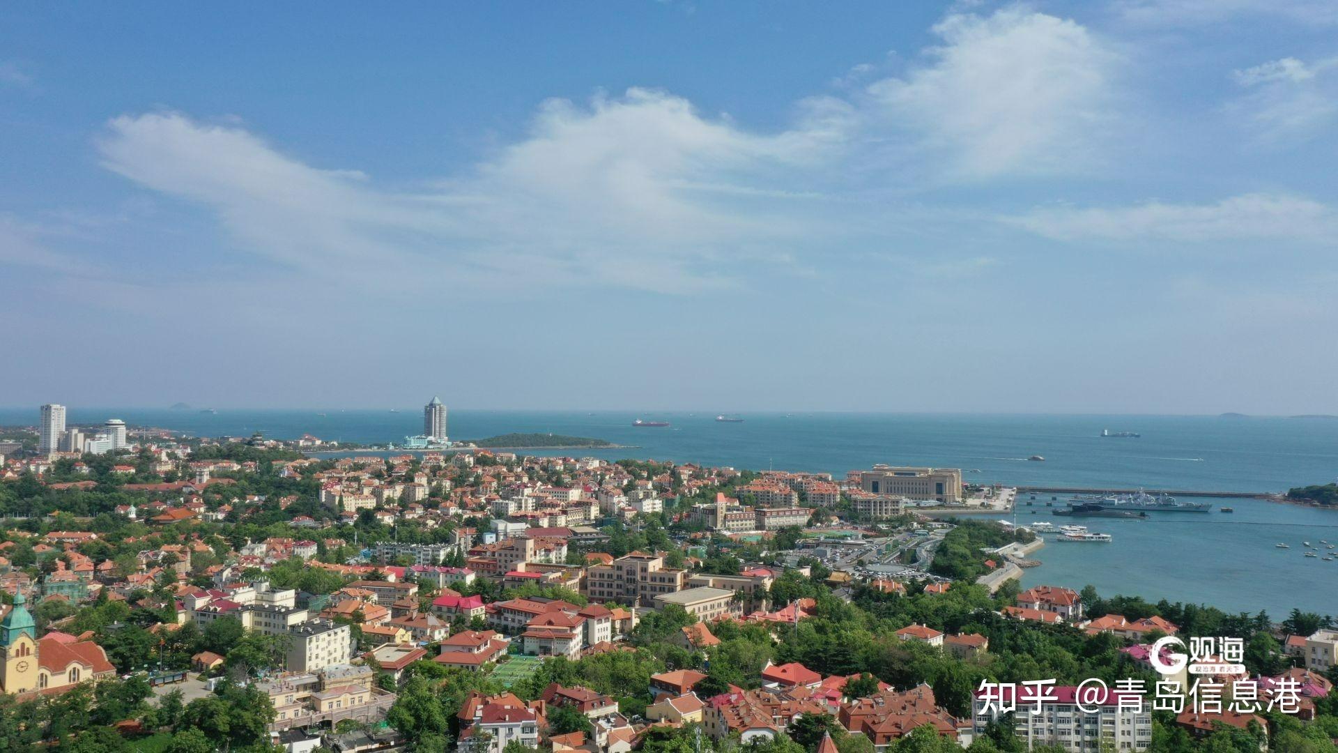 蓝绿交融!青岛夏日美景请查收