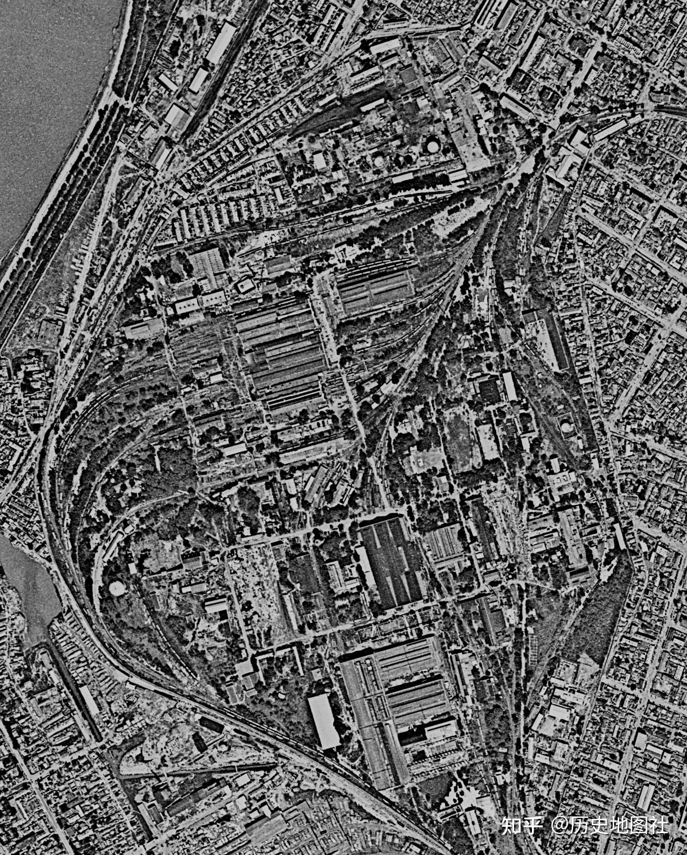 哈尔滨1978年超清历史卫星图 