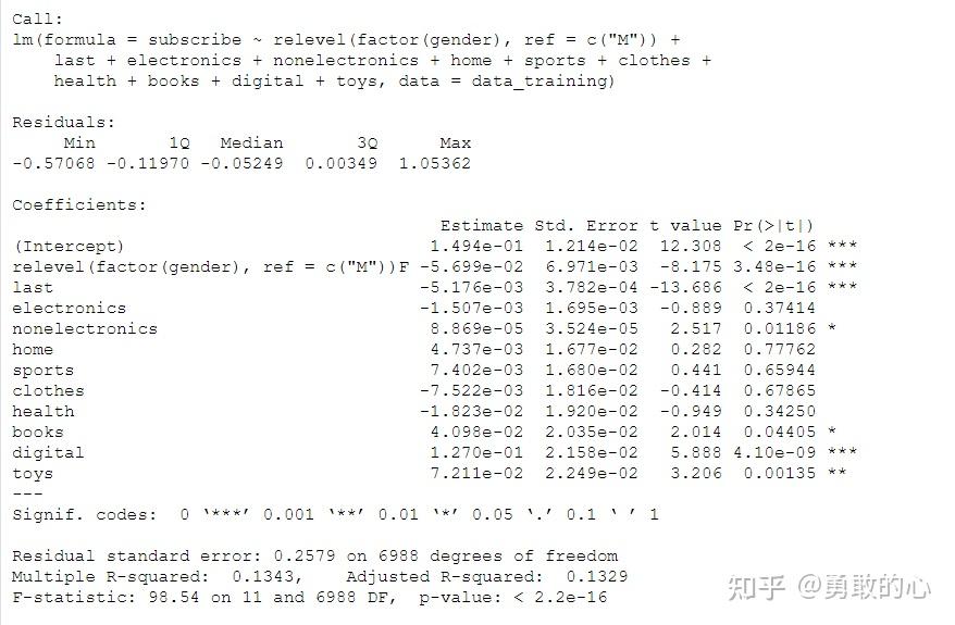 R语言营销策略探究基于RFM、LPM及Logit模型 知乎