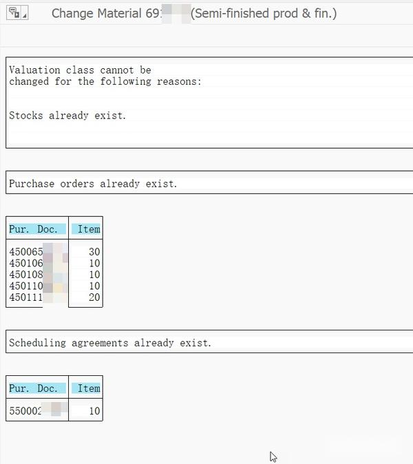 SAP Valuation Class sap-valuation-class