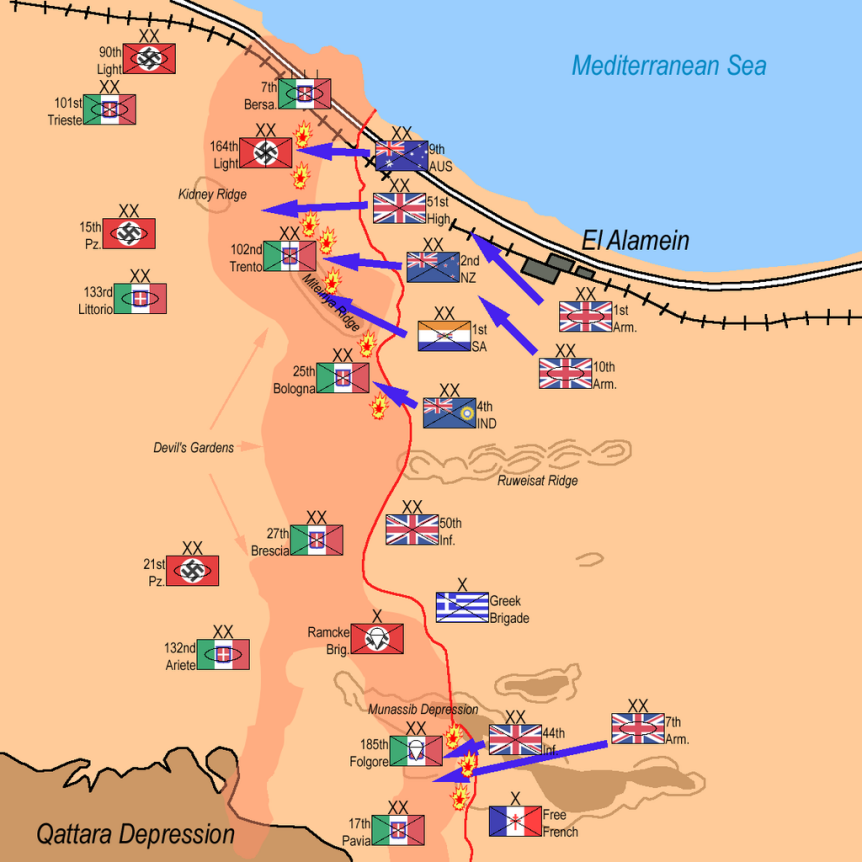 北非战场地图图片
