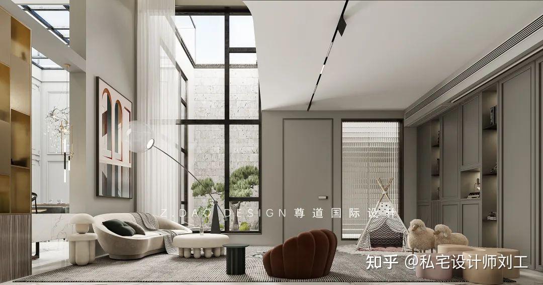 大宅别墅地下室有挑空，做个夹层不香吗？ - 知乎