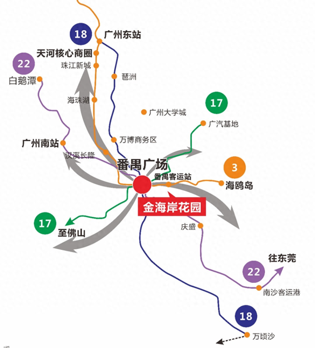 番禺景观大道规划线路图片