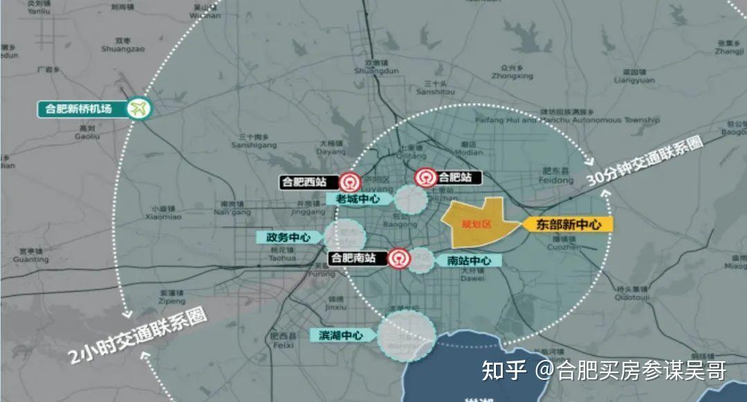 详解合肥东部新中心有什么规划前景未来能起来么发展潜力如何