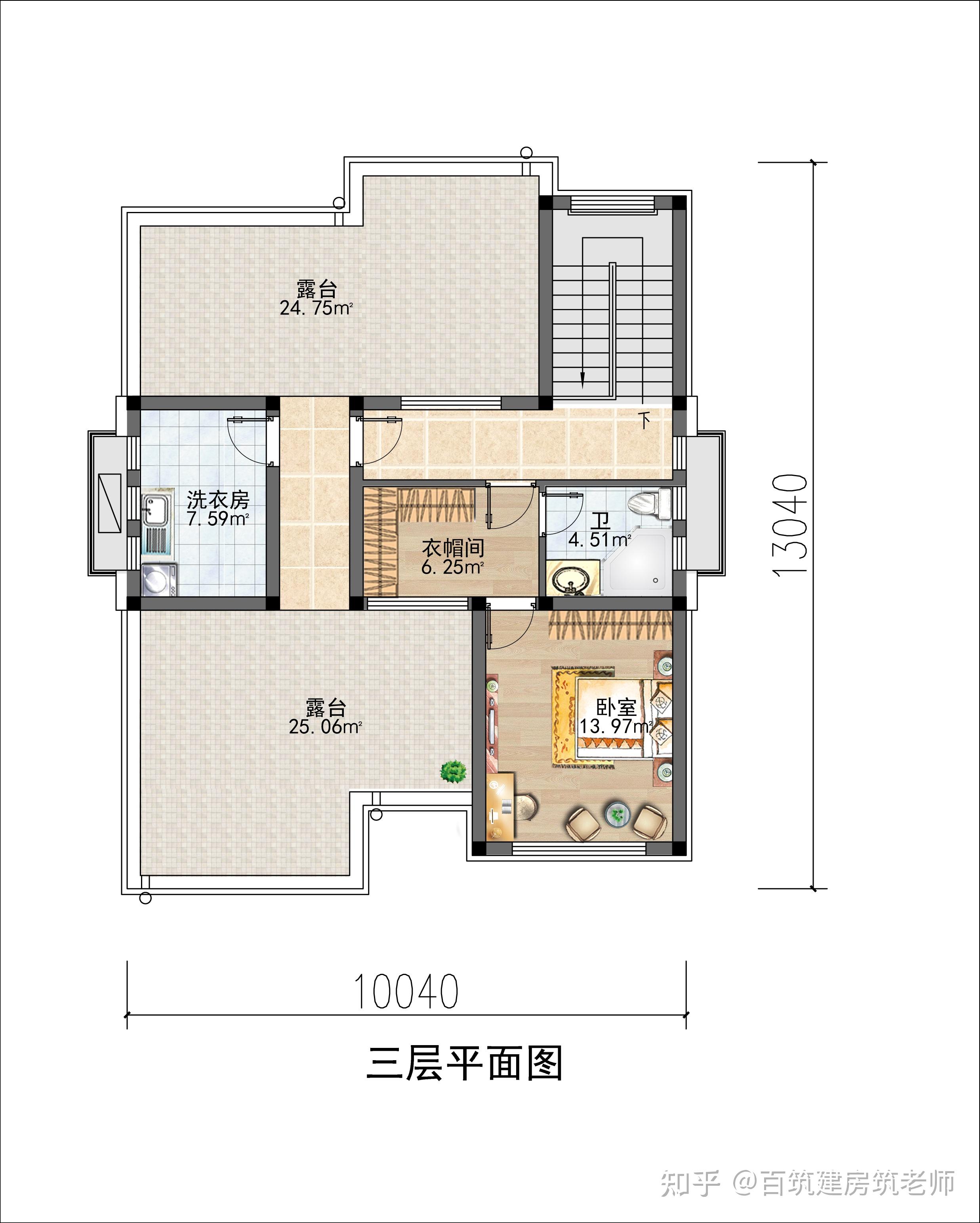 现代风三层别墅|客厅挑空,明亮透气~ - 知乎