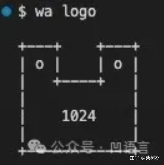 凹语言命令行1024科普: 打印logo - 知乎