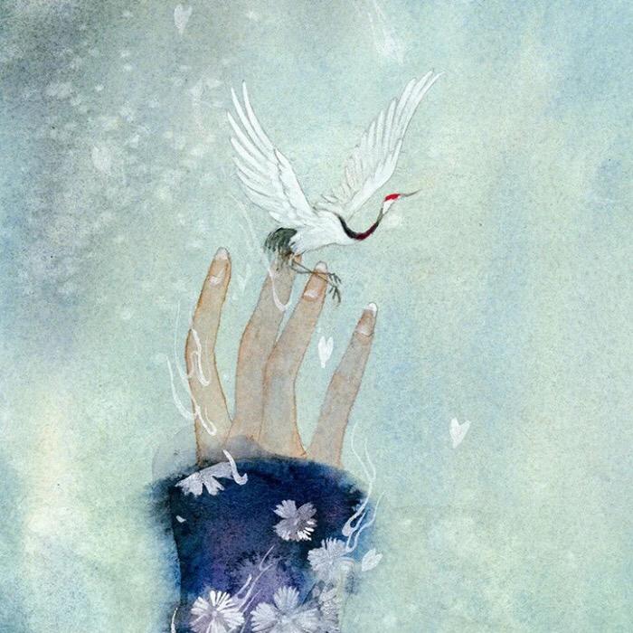 有没有国风的仙鹤头像或者壁纸