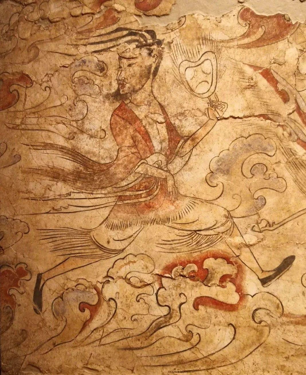 游骑图,娄睿墓出土其中,娄睿墓壁画填补了中国艺术史北朝绘画的空白