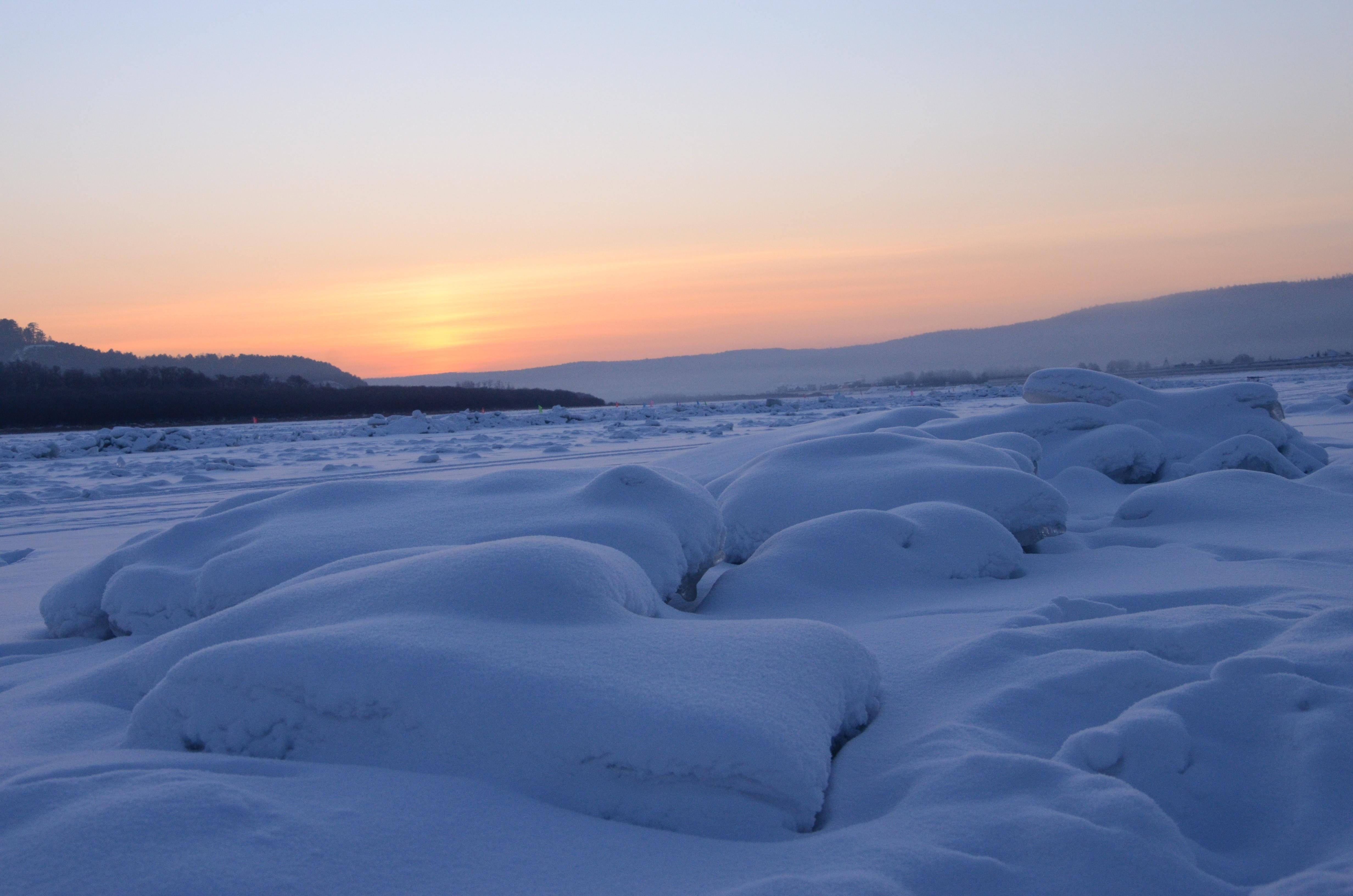 漠河北國風光千里冰封萬里雪飄