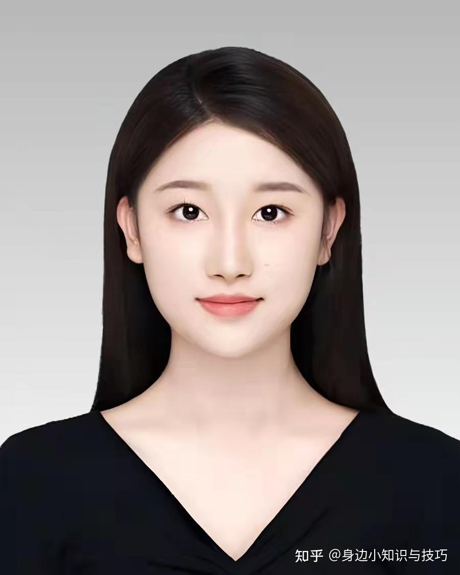 39号灰色渐变背景纸证件照片制作方法- 知乎