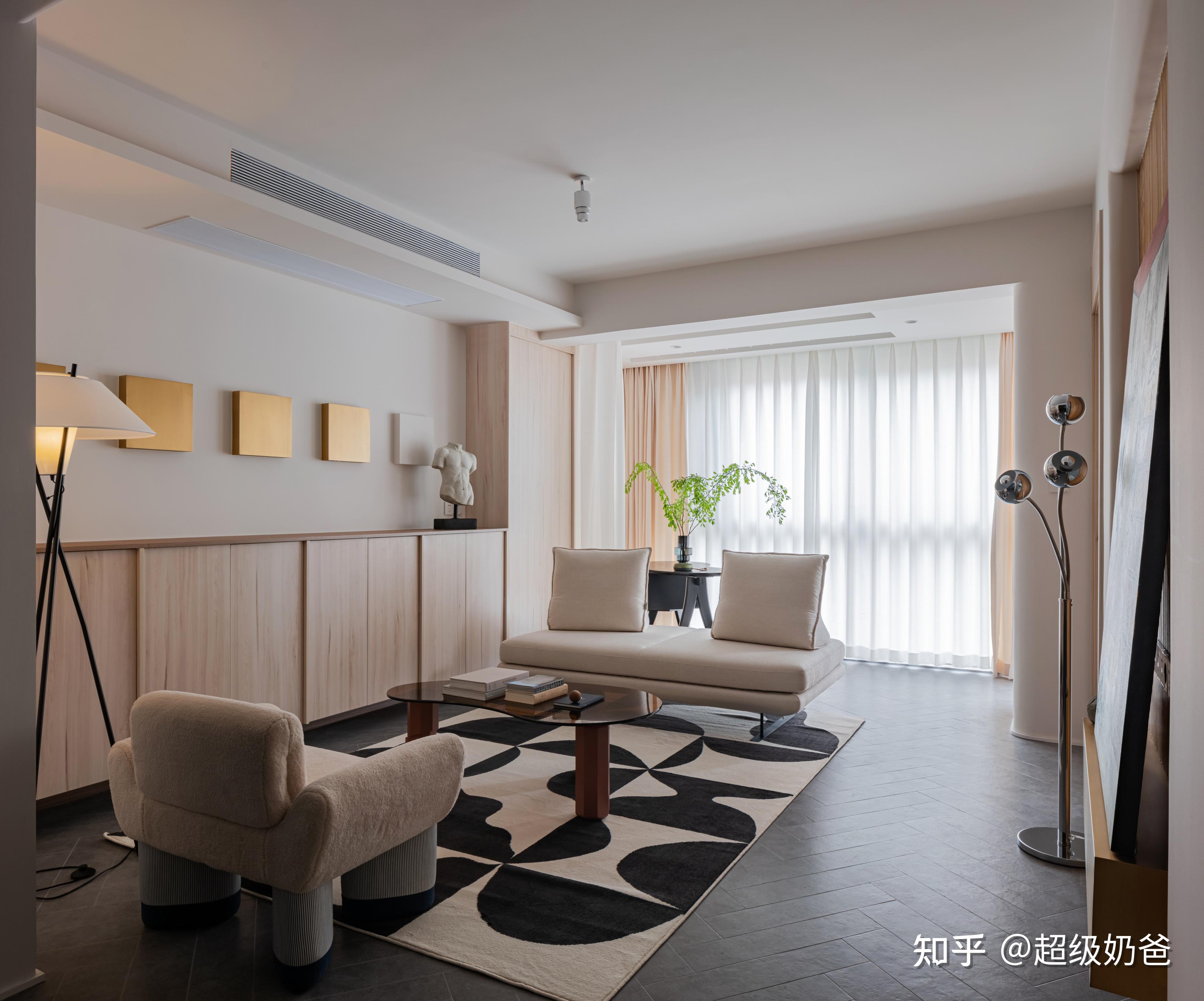 89㎡一家三口素雅的软装围合式布局让生活在这里慢下来