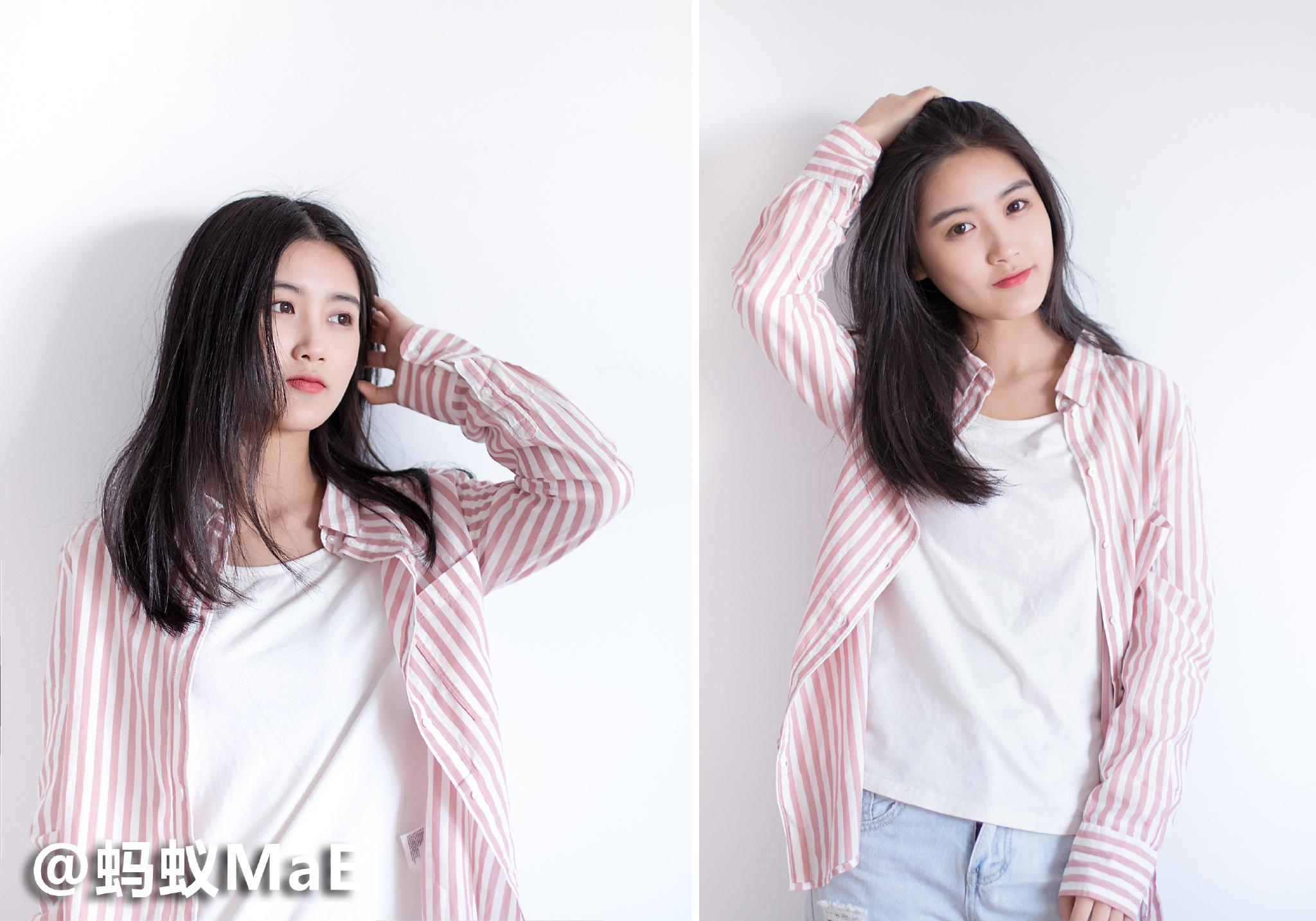 耐看的纯色背景人像拍摄窍门普通相机就能拍