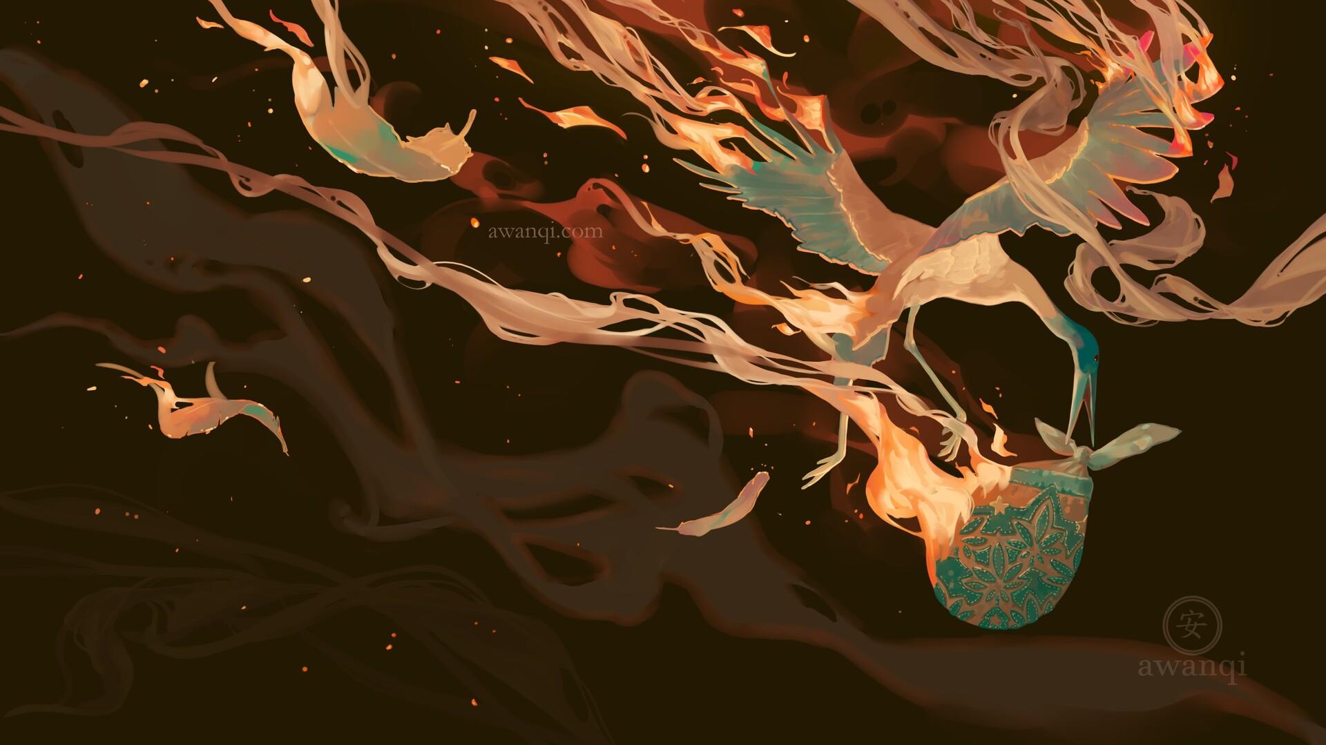 艺术欣赏美国画师awanqi