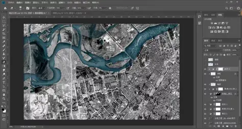 周末技术流 | 第1期—卫星地图获取及ps制作