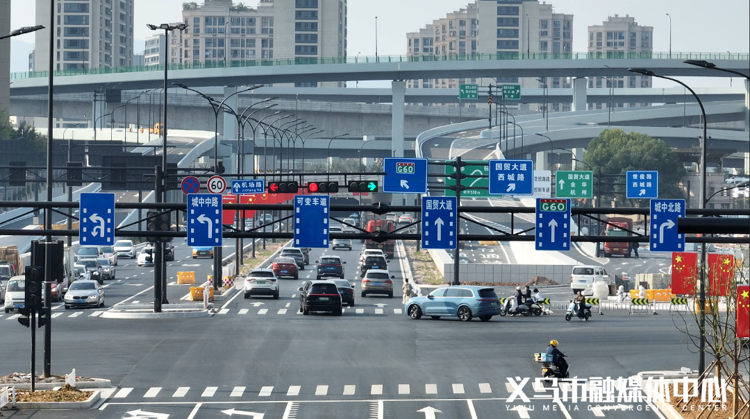 机场路立交化改造工程三阶段北起国贸大道,南至环城南路,全长约3.