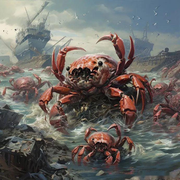 日本1340000吨核污水排海惹众怒全球画师手绘末日世界