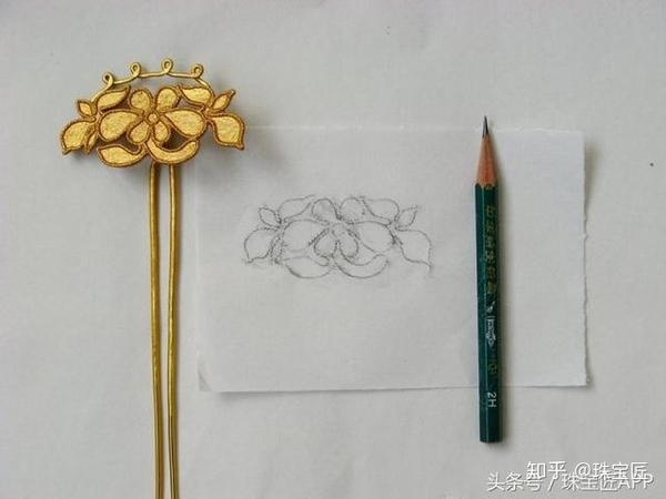 仿点翠教程上用10元的缎带还原百年皇室工艺