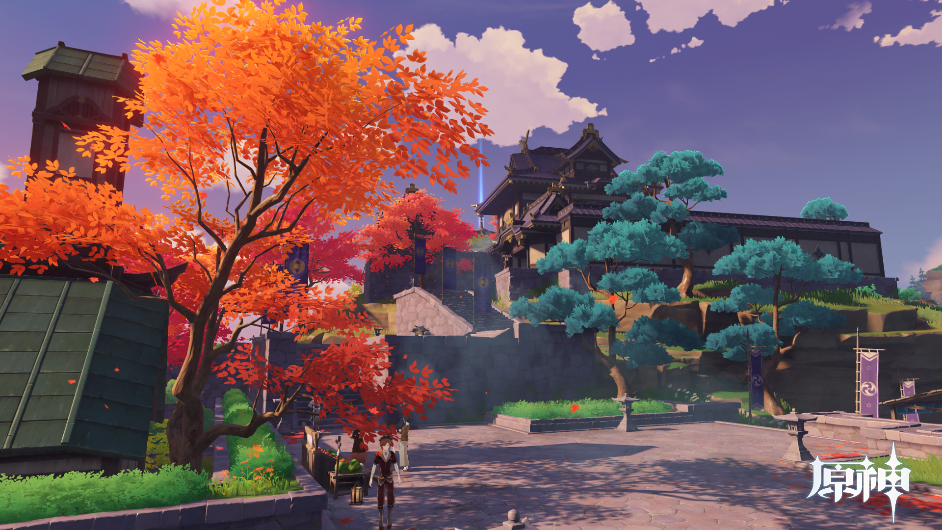 下的离岛曾是稻妻重要的对外通商口岸,曾几何时,环绕岛中的那棵大枫树