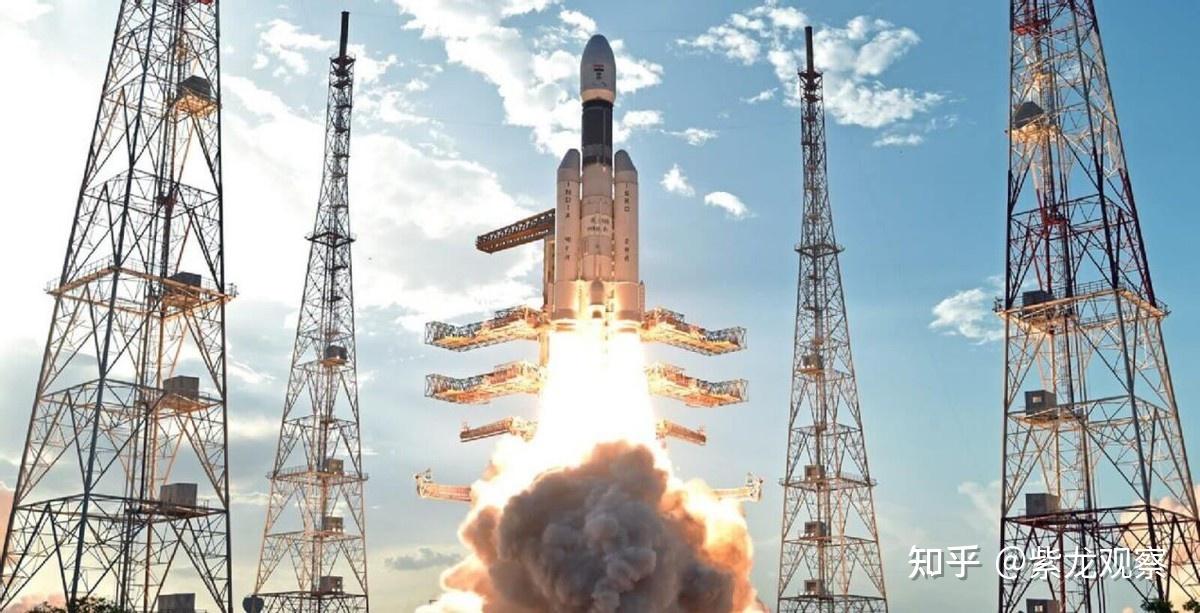 图为印度火箭发射可以说和韩国等小国相比,印度作为一个大国在发展