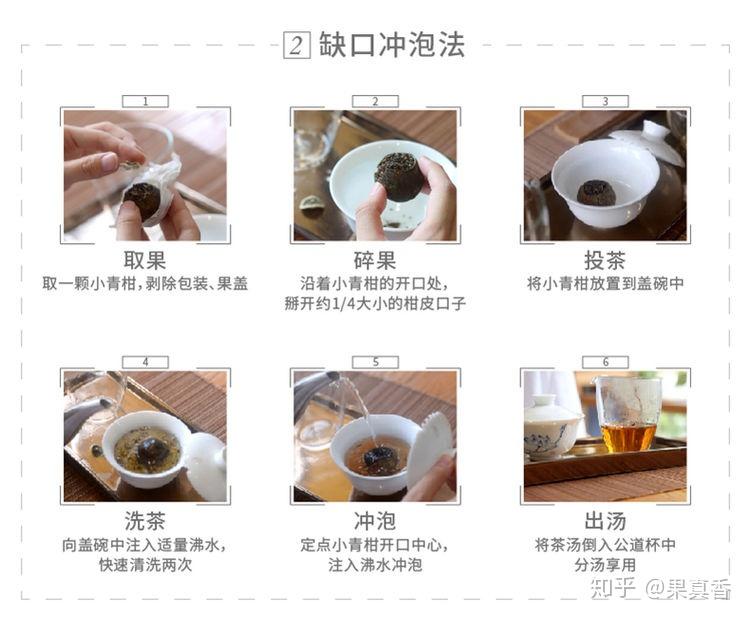 小青柑白茶怎么泡分享3种福鼎柑白茶冲泡方法