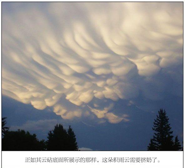 砧状云开尔文—亥姆霍兹波航迹云阵晨风云雨幡洞云马蹄涡贝母云彩虹