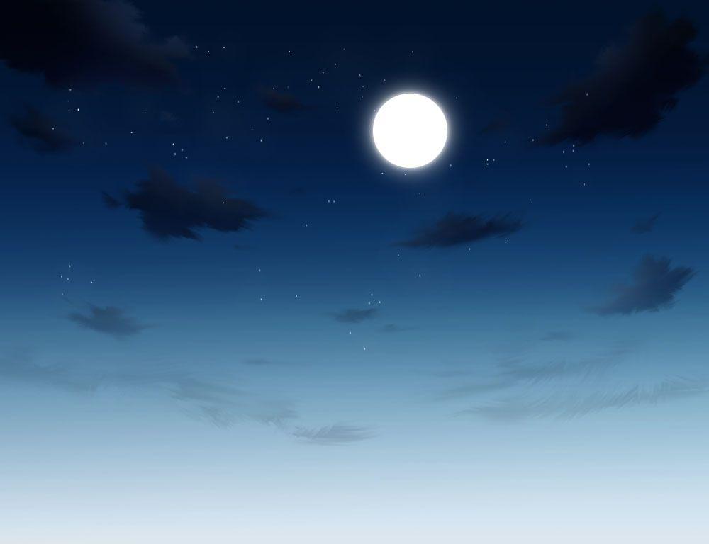 星月夜的作画背景图片
