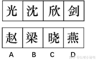 分享 图形推理中的 特殊规律 汉字笔画 知乎