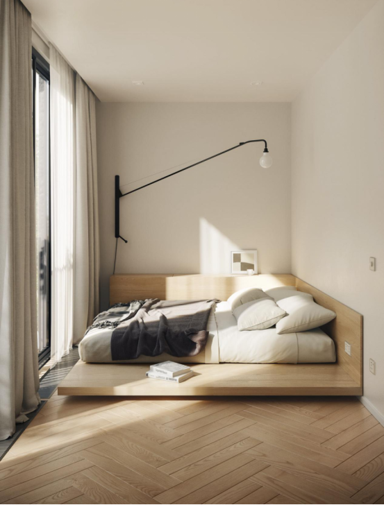 小户型怎么做收纳你可以考虑下万能的地台床