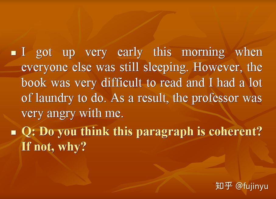 【金宇英语教室】Coherence（连贯） - 知乎