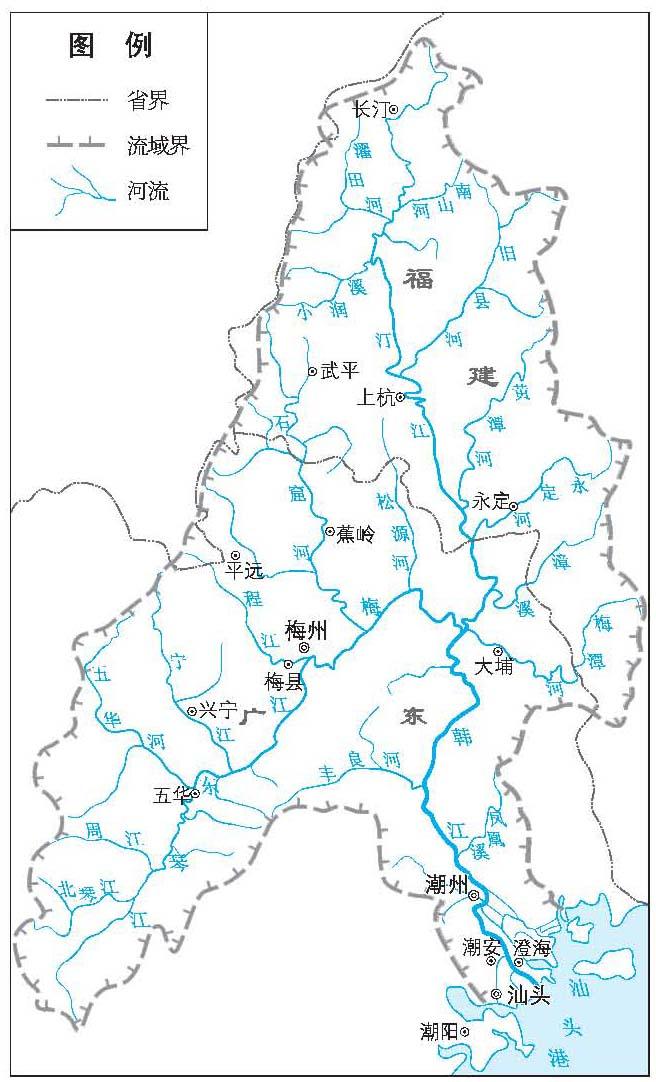 南方地区的河流分布图图片