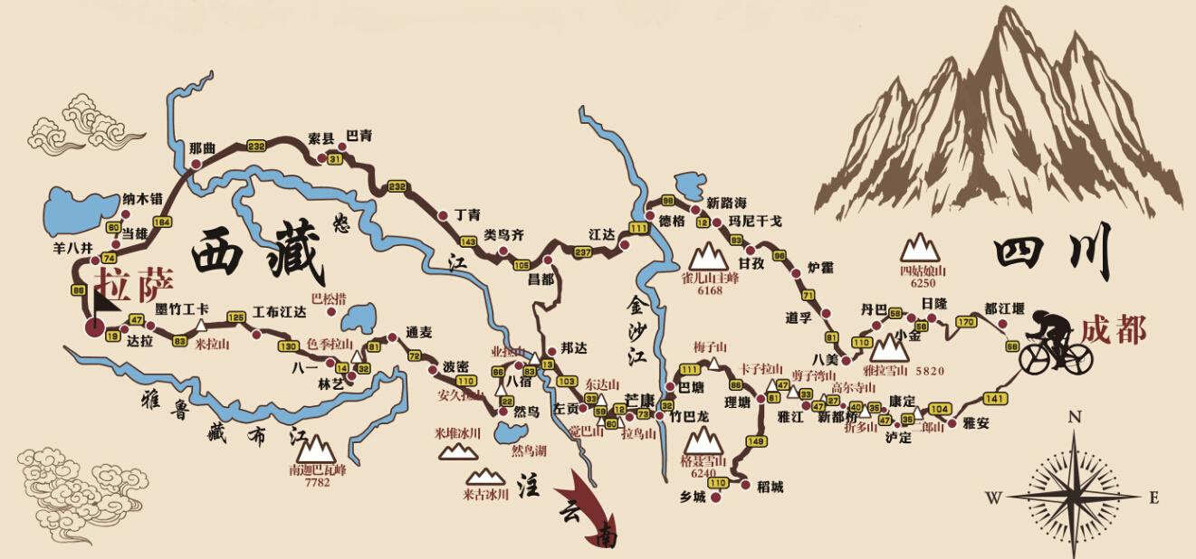 川藏骑行可能会在哪里被打劫?